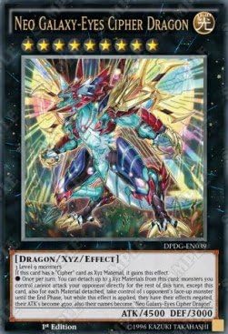 KNMI Neo Galaxy-Eyes Cipher Dragon - DPDG-EN039 - Ultra Rare - 1st Edition