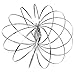 Spinner Ring Arm Slinkey Toy - Flow Rings Kinetic Spring Bracelet - Science Educational Sensory Interactive Cool Toys For Kids Boys Girls Adults - Spinning Metal Galactic Globe Vortex Slides Down Arms