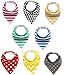 Baby Bandana Drool Bibs,DK FENG Unisex 8-Pack Baby Bibs, Organic Cotton ,Soft and Absorbent- for Boys and Girls Gift Set