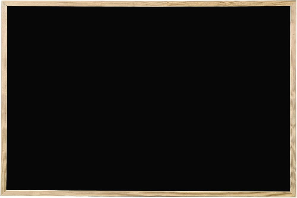 KAV 600mm x 900mm Wall Mounted Bulletin Chalk Board with Chalk and Eraser