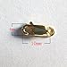 BCQLI Yellow Gold Lobster Claw Clasp Chain Jewelry 10×4mm,Necklace Bracelet Connection Buckle