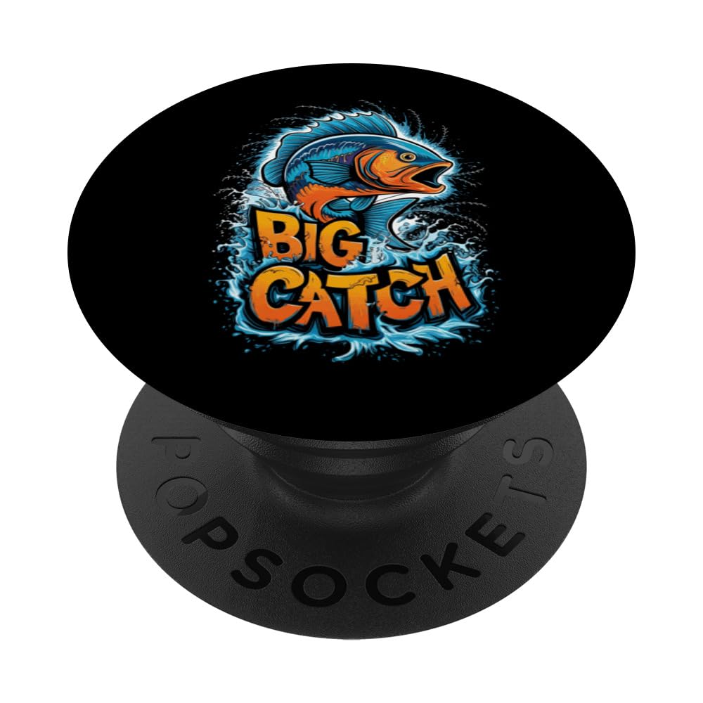 Reel in the Big Catch Fishing Lovers PopSockets Swappable PopGrip