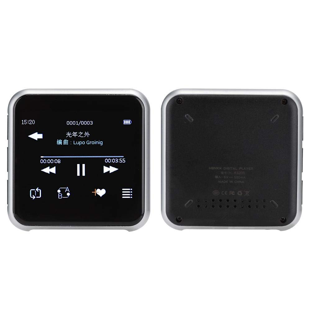 fasient Mini 2.3Inch Touch Screen Music Player, USB2.0 MP3 Player, for Music Playing(32G)