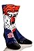 Rock'em Apparel Auburn University AU Tigers Custom Athletic Crew Socks (L/XL, Aubie The Tiger)