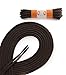 OrthoStep Round Dress Thin Brown 30 inch Shoelaces 2 Pair Pack