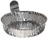 Heathrow Scientific HD14521A Aluminum Small Weighing Boat, 43mm Diameter x 12mm Height (Pack of 100)