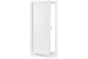 DEEKOOL Thicken 1mm Access Panel 12 x 24, Metal Access Door with Screwdriver Latch, Galvanized Steel Inner Panel and Aluminum Alloy Frame, Access Panel for Drywall, Ceilings, Plumbing, Attic