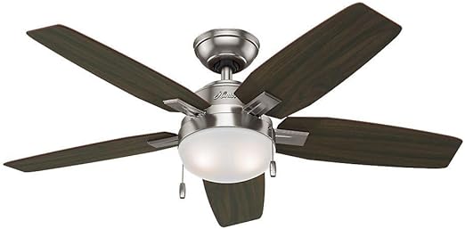 Amazon Com Hunter Antero 46 In Brushed Nickel Indoor Ceiling Fan