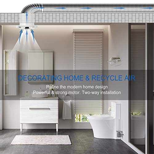 Hon Guan 6 Inches Home Ventilation Fan Bathroom Garage Exhaust Fan