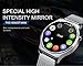 SEPVER All-in-1 GW01 Smart Watch Full Round IPS Screen Bluetooth 4.0 Heart Rate Monitor Pedometer compatible with iPhone 7 iPhone 6s iPhone 6 and Android smart phone (Silver Metal)