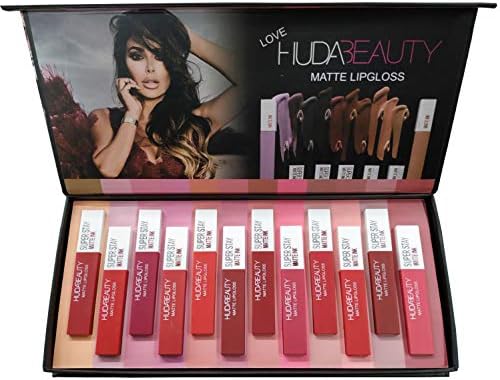 huda beauty lipstick set of 12 nykaa