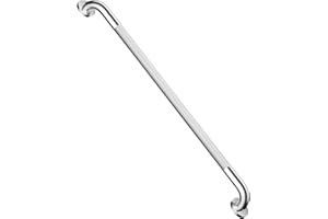 32 Inch Anti Slip Shower Grab Bar, Munzong Stainless Steel Bathroom Grab Bar, Satin Brushed Nickel Knurled Bathroom Balance Bar,Safety Hand Rail Support Handicap Elderly Senior Assist Bath Handle
