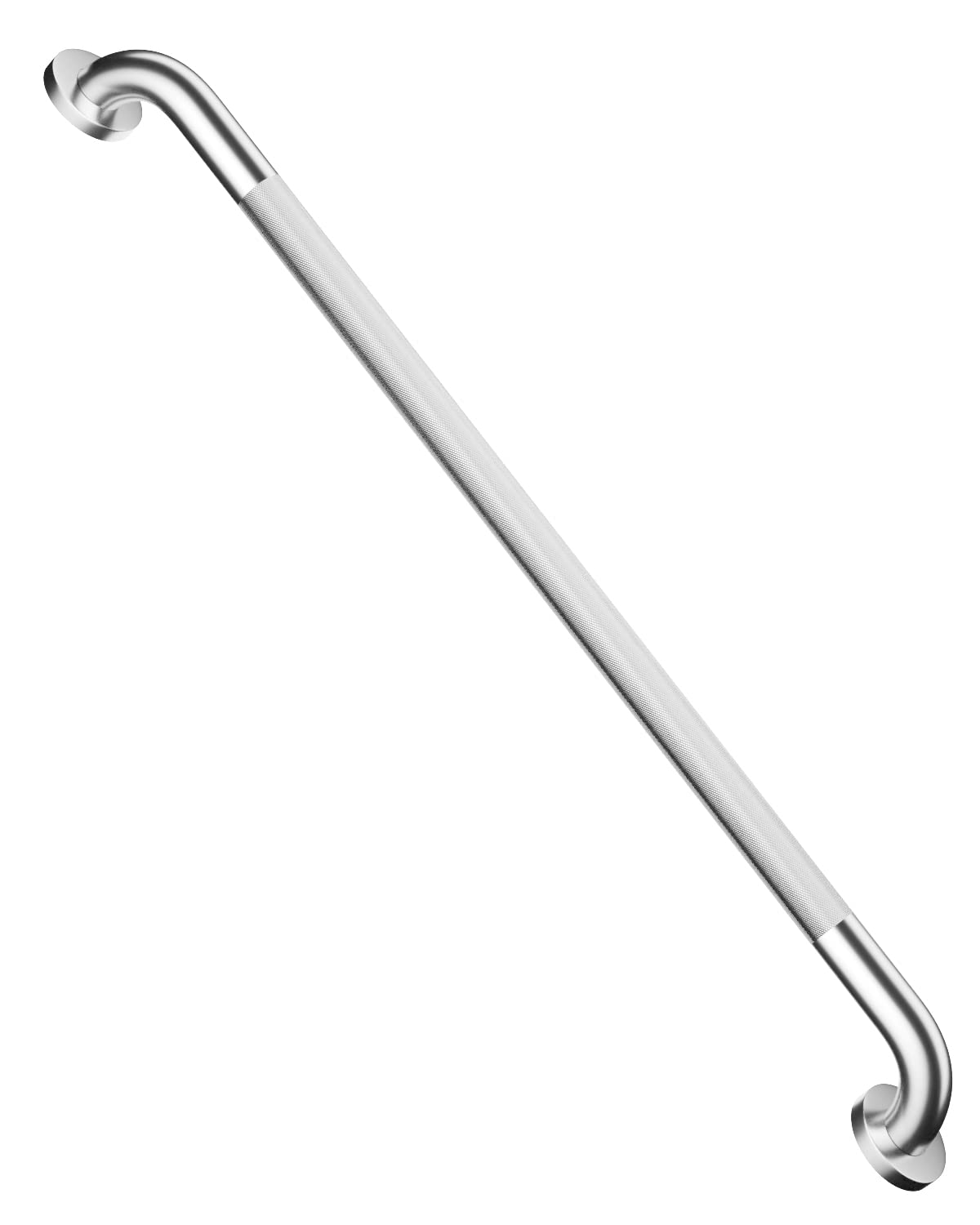 Photo 1 of 32 Inch Anti Slip Shower Grab Bar, Munzong Stainless Steel Bathroom Grab Bar, Satin Brushed Nickel Knurled Bathroom Balance Bar,Safety Hand Rail Support Handicap Elderly Senior Assist Bath Handle