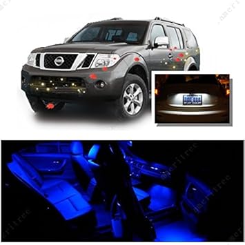amazon com ameritree led for nissan pathfinder 2008 2015 10 pieces blue led lights interior package and white led license plate kit automotive ameritree led for nissan pathfinder 2008 2015 10 pieces blue led lights interior package and white led license plate kit