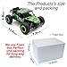 RC Cars High Speed Remote Control Truck 2.4Ghz 4CH Off Road RC Car Rock Off-Road Vehicle 1:16 Alloy Shell Monster Truck Rechargeable Buggy Vehicle (Green)