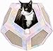 Friends Forever Cat Cardboard Scratcher House Polygon Maze Cats Corner Play Toy Furniture Scratch Pad Post