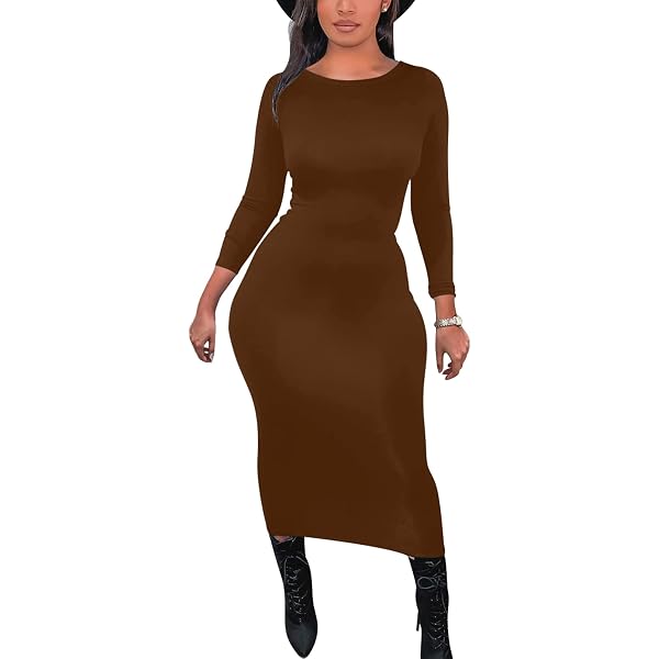 chinese dress ladies Long Tight Long Sleeve Dress Amazon