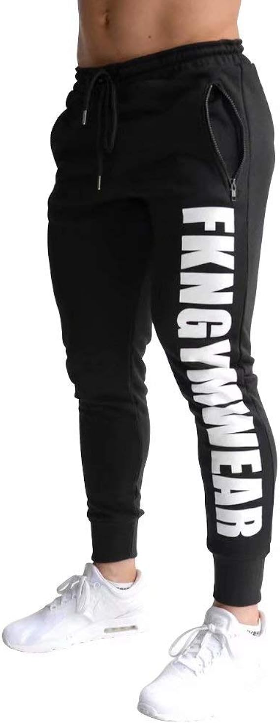 Amazon Anmurレーニングパンツ メンズ ジョガーパンツ スポーツウェア ジム フィットネス スウェットパンツ スリム パンツ アクティブ ロングパンツ スウェットパンツ 通販