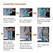 LEWONDE Back Stretcher, Lumbar Support, Neck Relaxer Pillow for Lower Back Pain Relief with 3 Ajustable Arch-Level