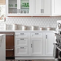 Home Expert 25 Pack 4 Inch Cabinet Handles Black