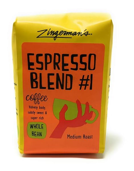 ZINGERMANS COFFEE COMPANY ESPRESSO BLEND #1, 12 OZ