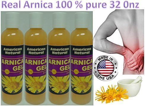 Arnica Montana Gel Cream Pain Relief Bruises Muscle Aches Natural Homeopatic 4 Pcs X 8 Oz by ARNICA GEL