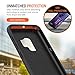 Trianium Protanium Galaxy S9 Plus Case with GXD Impact Gel Cushion and Reinforced Hard Bumper Frame [Premium Protection] Heavy Duty Covers for Samsung Galaxy S 9 Plus (2018) Phone - Black