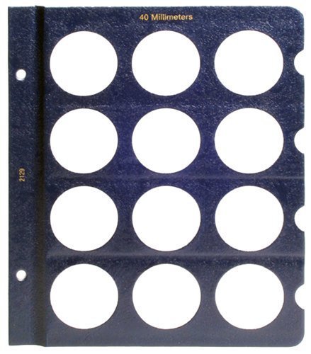 Whitman Blank Page for Whitman Classic Albums - 40mm Coins