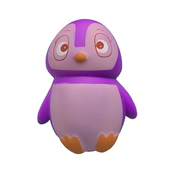 Adeeing Color Changing Girls Penguin Shape Decor Kids Stress Reliver Squishy Toy