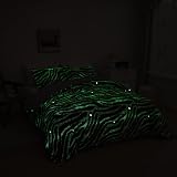 Loussiesd Leopard Glow Duvet Cover Set Kids Super King 220x260 cm view 3