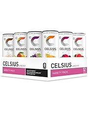 CELSIUS Fitness Energy Drink, 12 Fl Oz, Standard Variety Pack (Pack of 12)