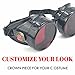 Steampunk Victorian Goggles Welding Glasses Diesel Punk-Limited GGG-red