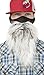 Beardski Lorax Ski Mask, Grey