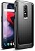 OnePlus 6 Case, Poetic Karbon Shield [Shock Absorbing] Slim Fit TPU Case with [Carbon Fiber Texture] for OnePlus 6 Black