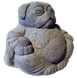 ZEN Lucky PUG DOG Buddha Art Statue