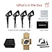 Landscape Lights INTETEIN 7W 12V Waterproof Landscape Lighting and Low Voltage Landscape Lights for Patio Lawn and Garden(Warm White, 4 Pack)