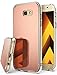 Ringke Fusion Mirror Compatible with Galaxy A5 2017 Case Bright Reflection Radiant Luxury Mirror Case Drop Protection, Shock Absorption Technology for Galaxy A5 2017 - Rose Gold