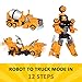 Transform Robot - Yellow Car Changes into Robot Toy for Boys Girls Age of 6,7,8-16 Year Old Gifts