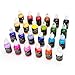 Arrtx-24 Assorted Colors 3D Fabric Paint for Fabric,Canvas,Wood,Ceramic,Glass with a Fine-Point Tip for Precise Application-Non Toxic Permanent Value Pack