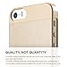 elago iPhone SE case, [Outift Matrix][Champagne Gold] - [Premium Hybrid Construction][Diamond-Cut Aluminum][Spark Design Award] - for iPhone SE/5/5S