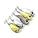 OriGlam 5Pcs Metal VIB Hard Fishing Lure Bass Crankbait Fishing Spinner Blade for Bass Fishing