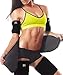 GIRL MELODY Waist Trimmer for Men & Women Premium Stomach Wrap Slim Sweat Sport Belt Waist Trainer(（Black) 41