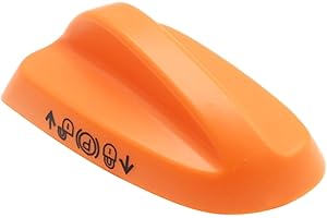 Zreneyfex GX23146 Parking Brake Knob, Orange Tractor Parking Brake Knob, Replacement for John Deere Equipment E110 E100 D170 