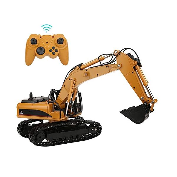 【𝐎𝐬𝐭𝐞𝐫𝐟ö𝐫𝐝𝐞𝐫𝐮𝐧𝐠𝐬𝐦𝐨𝐧𝐚𝐭】 Fernbedienung Bagger, 23 Kanäle Engineering Truck, Legierung 1/16 BAU Traktor Fahrzeug RC Digger… – Bild 7