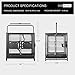 VIVOHOME 18 Inch Wrought Iron Bird Travel Carrier Cage for Parrots Conures Lovebird Cockatiel Parakeetsthumb 4
