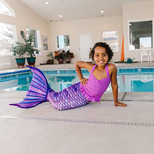 Fin Fun Fantasy with Included Monofin Swimmable Mermaid Tail for Kids
