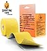 Sparthos Kinesiology Tape - Incredible Support for Athletic Sports and Recovery - Free Kinesio Taping Guide! - Shoulder Ankle Rock Back Blister Knee Muscle Pain Wrap - Uncut (Sunny Yellow)