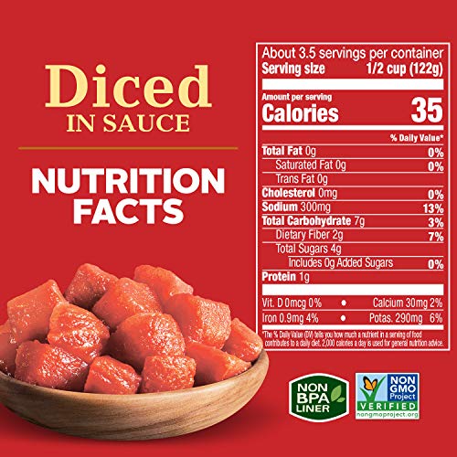 HUNT’S DICED TOMATOES IN SAUCE, PERFECT FOR CHILI & SOUPS, 14.5 OZ. CAN