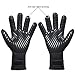 OMGear Neoprene Gloves Diving Wetsuit Gloves 3mm 5mm Glued Anti-Slip Flexible Thermal with Adjustable Waist Strap for Snorkeling Scuba Diving Surfing Kayaking Rafting Spearfishing Sailing (black, La)