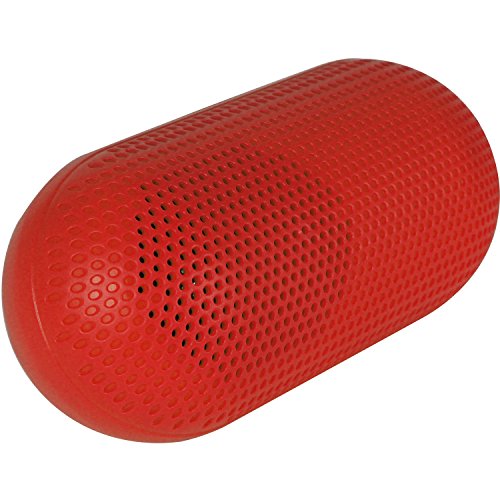 SoundLogic XT Rechargeable Wireless Bluetooth Mini Pill Capsule Speaker, Red